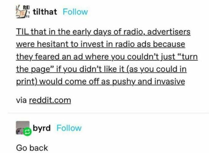 Some Things That Should Revert Back To What They Were