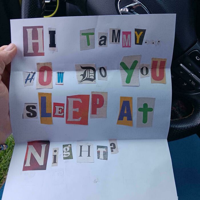 Letter In The Mail My Mom Received Today