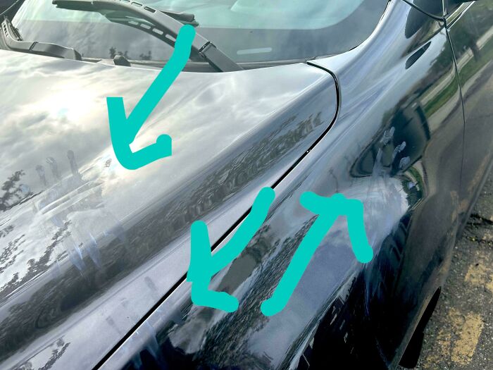 White Handprints On My Car