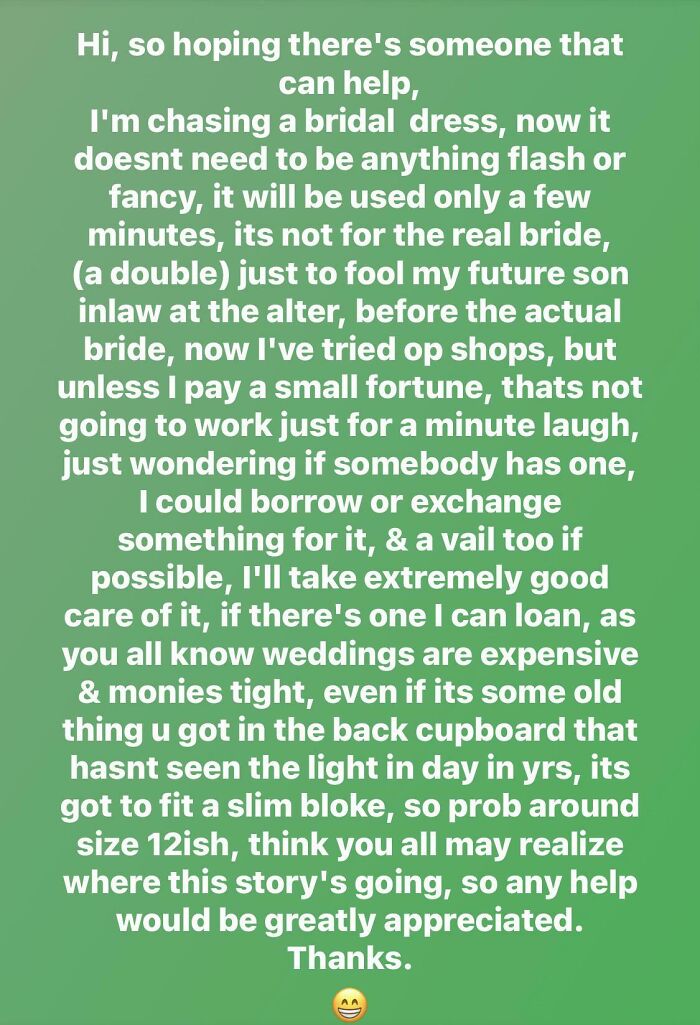 Mother-In-Law Wants To Prank Groom At Wedding