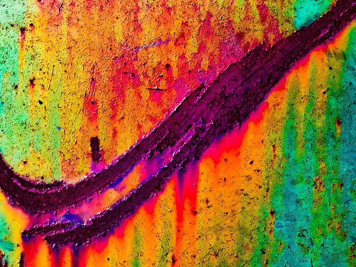 Closeup Of A Dumpster