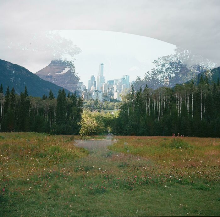 Was On A Roadtrip To Vancouver And Accidentally Did A Double Exposure