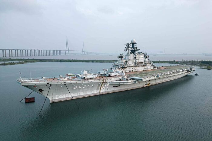 I Swam To This Abandoned Soviet Aircraft Carrier And Spent 24 Hours Inside