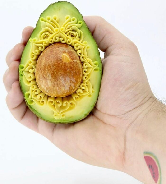 From Avocado To Art: The Magical World Of Daniele Barresi's Food Carvings (New Pics)