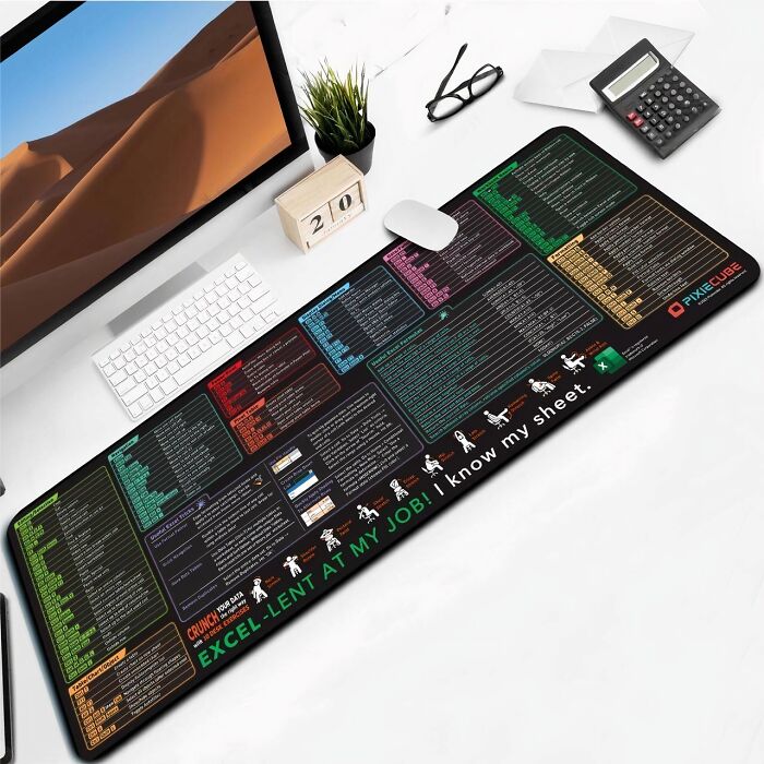 Maximize Efficiency With The Excel Shortcut Keys Mouse Pad - Your Essential Tool For Spreadsheet Success!