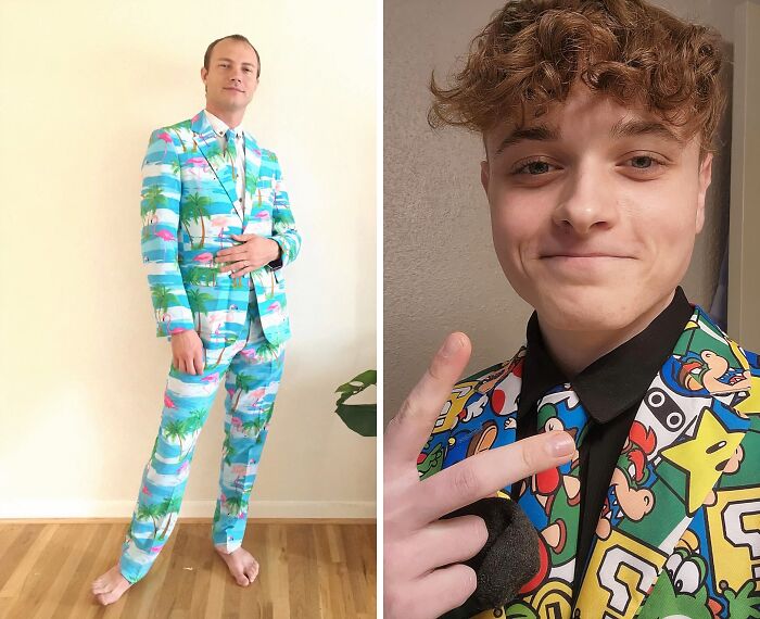 Funky Prints Are The New Black And This Suit Costume Is Not Holding Back!