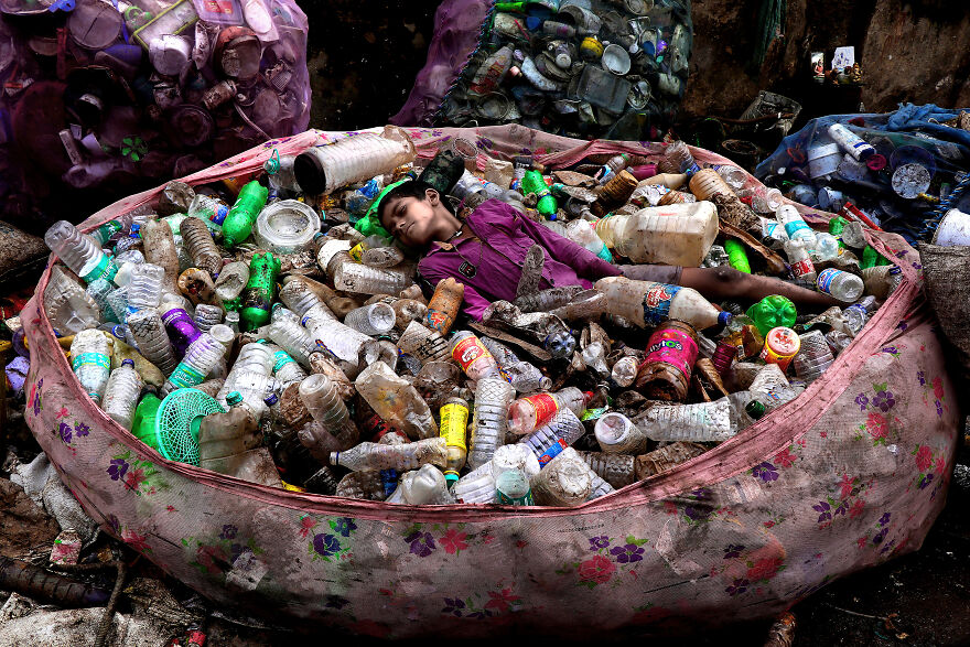 Resting After Hard Work From The Series Child Worker © Deba Prasad Roy