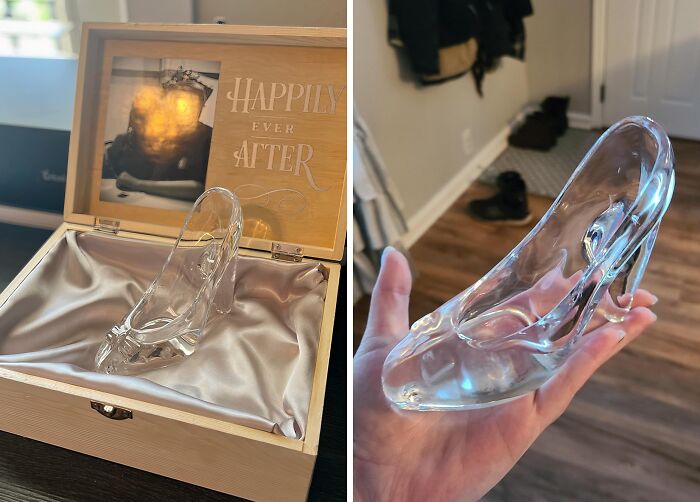 Every Little Girl Dreams Of One Day Having Cinderella's Glass Slipper, But Due To The Laws Of Physics, This Might Be The Closest You Can Get