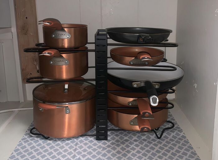 Avoid Kitchen Pan-damoniom With This Cookware Organizer 