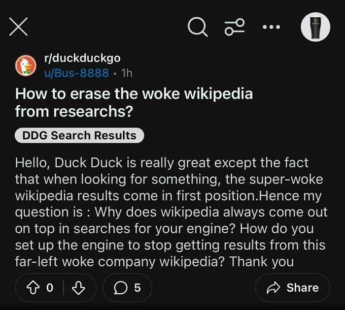 How To Erase The Woke Wikipedia From Researchs?
