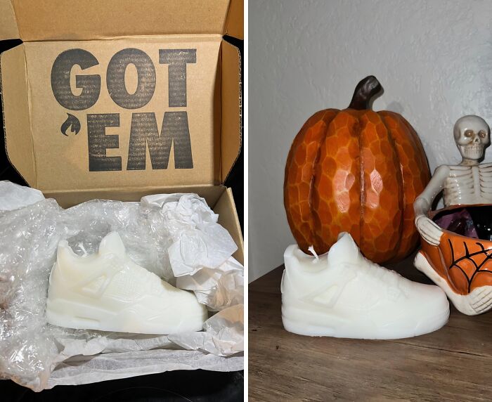 Get Your Head In The Game With A Stylish Sneaker Candle 