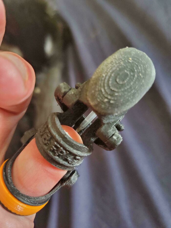 Mi prótesis de dedo tiene mi nueva huella dactilar