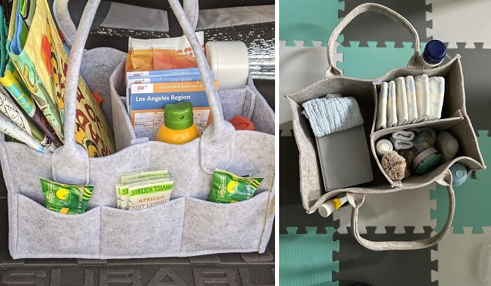 The Baby Diaper Caddy For Your Car Is Always Ready When The Next Poonami Hits
