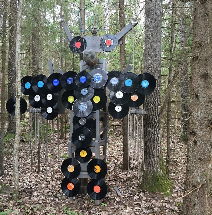 Weird Statue Out In The Woods