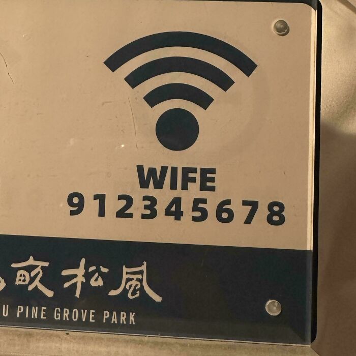 What's The Password For The Wife?
