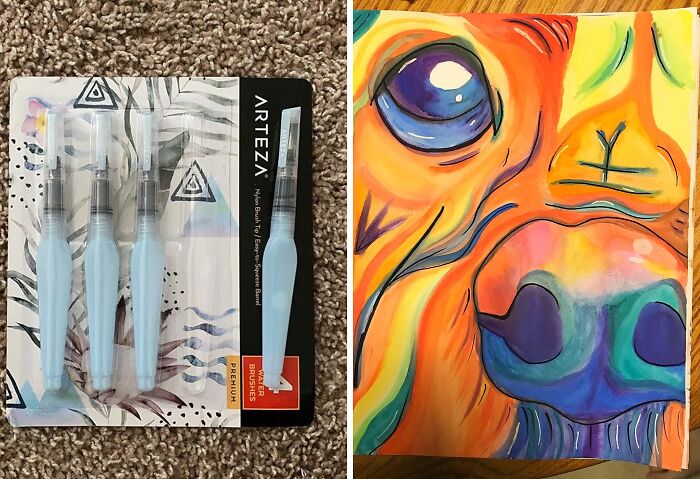 These Water Brush Pens For Watercolor Painting Are A Stroke Of Genius!