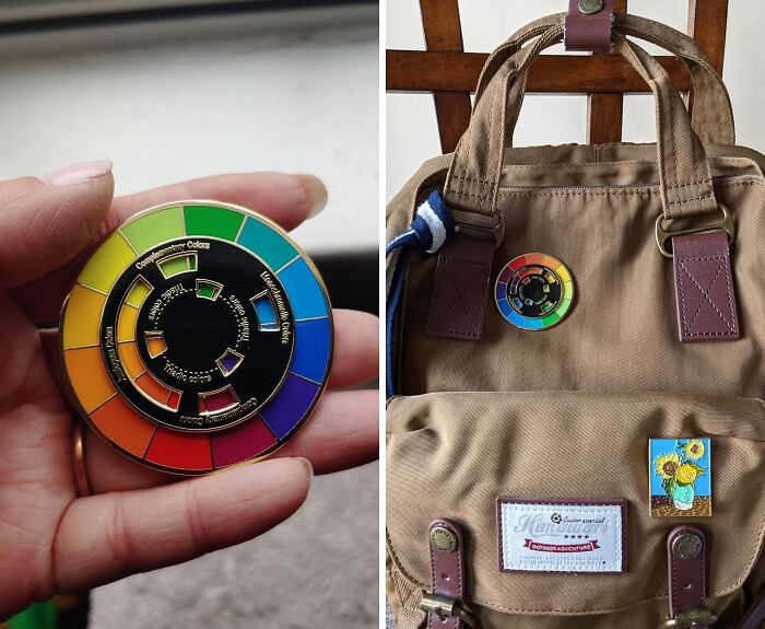  Take This Color Wheel Enamel Pin For A Spin To See If It Suits Your Style