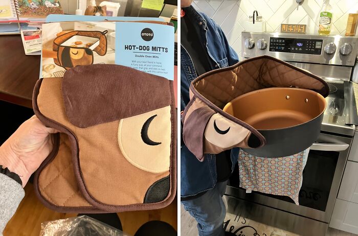 These Hot-Dog Oven Mitts Will Keep Your Paws Protected