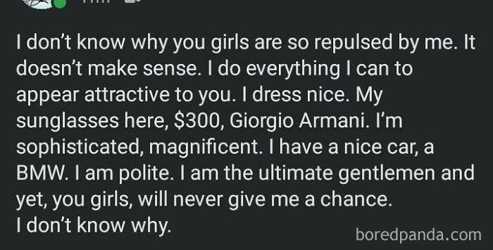 Ngvc "I'm Such An Awesome Guy! Why Won't Girls Date Me"