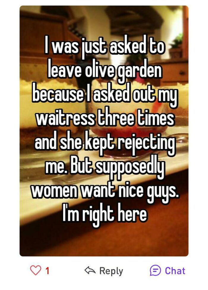 Ngvc: "I Sexually Harassed A Woman Who Didn't Have The Ability To Just Walk Away From Me, And She Isn't Happy About It. And You Women Say You Want Nice Guys"