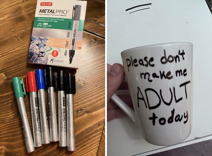 When You Need Something A Little More Durable To Put Your Name On Something, Reach For These Waterproof & Smear Proof Permanent Markers 