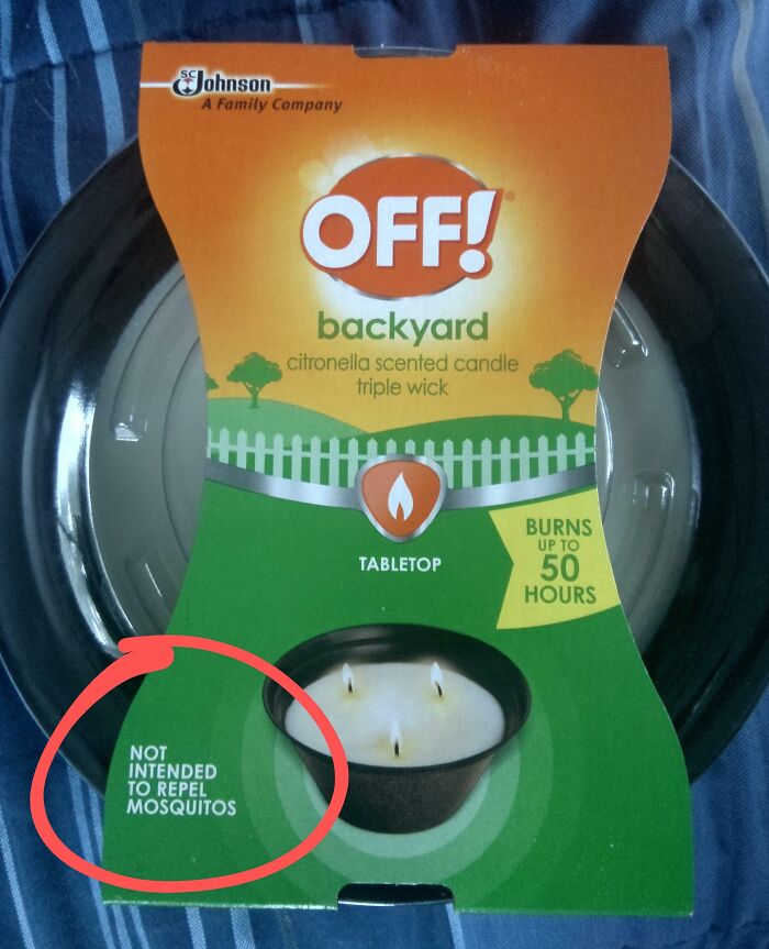 Isn't That The Point Of Citronella?