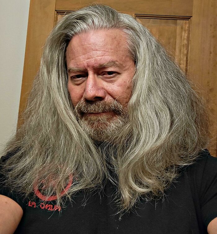 61 Years Old. Still Got My Thick Hair