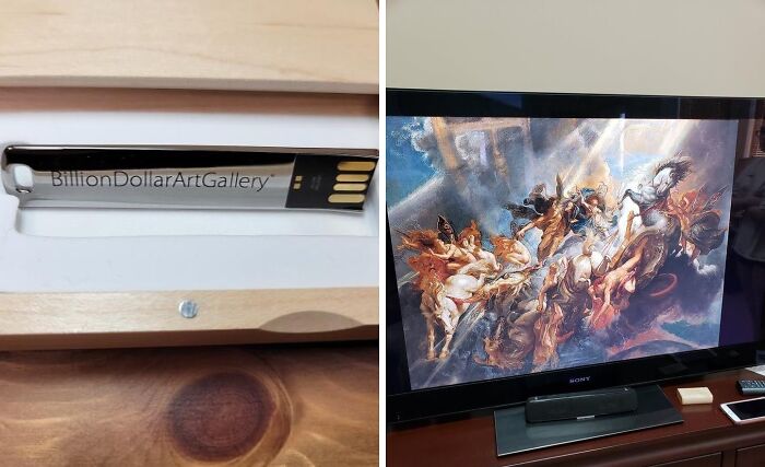  Transform Your TV Into Wall Art With This Device That Let’s You Display 500 Of The World's Most Iconic Paintings