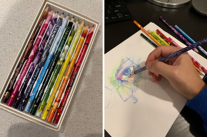 This Scratch & Sniff Scented Colored Pencil Set Is Infused With Essential Oil Blends And Smells Like A Winning Gift To Us!