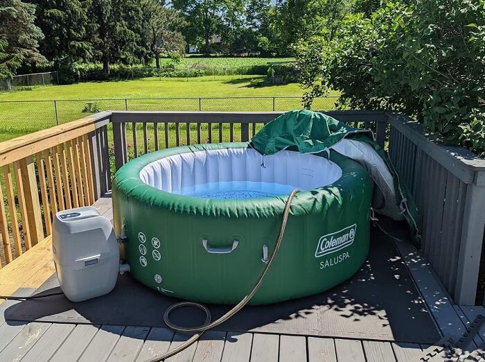 Let Coleman Keep Your Drinks Cold And Your Body Hot With This Relaxing Inflatable Hot Tub Spa