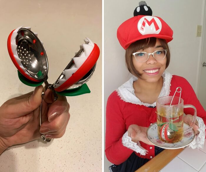 You Don’t Have To Be An Italian Plumber To Use This Loose Tea Steeper