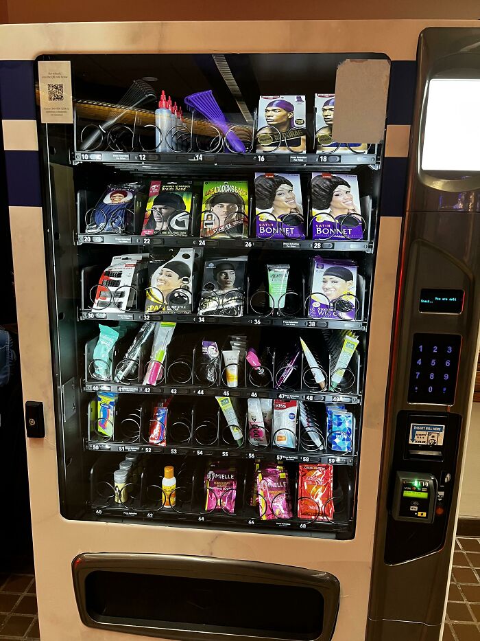 Black Hair Care Vending Machine At The University Of Michigan