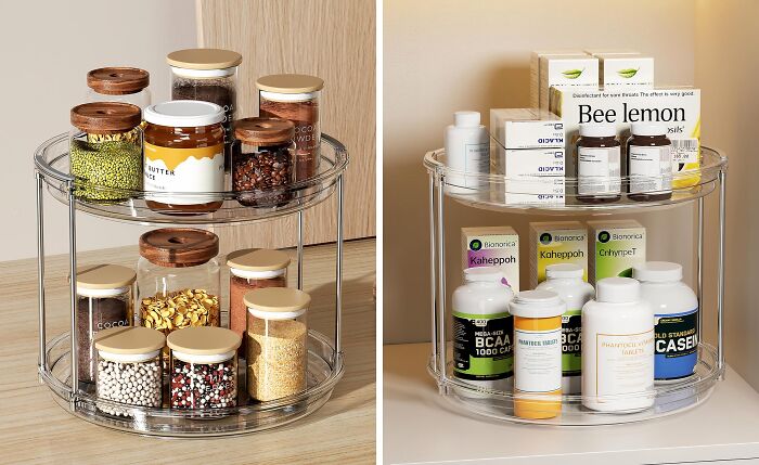 Nothing Will Be Out Of Reach With This Turntable Organizer