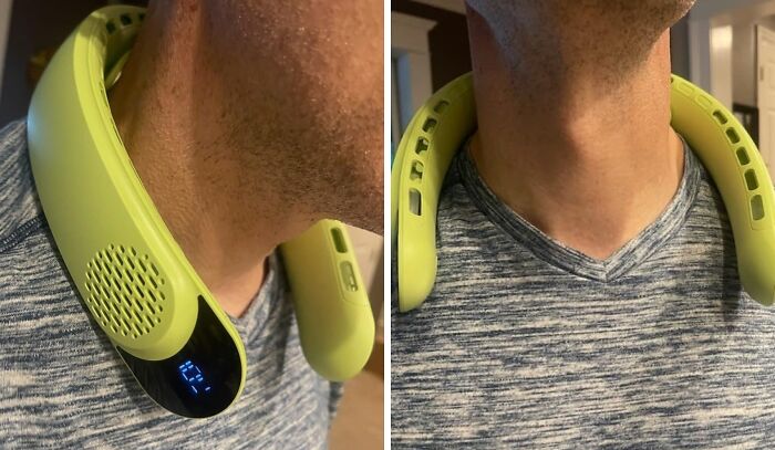 This Rechargeable Neck Fan Will Be Your Summer Saviour 