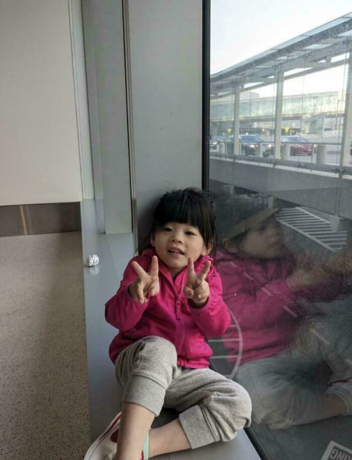 How Did Her Reflection Get A Hat?