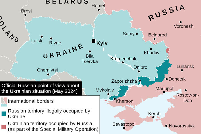 The Official Situation In Ukraine, According To The Russian Federation [oc]