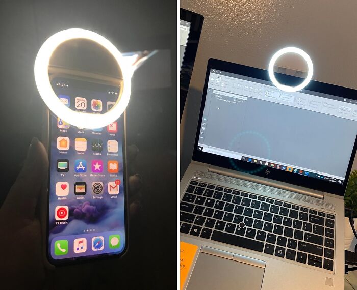 Get That Perfect Glow With A Clip On Selfie Ring Light