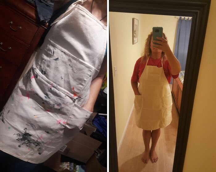  You Will Be Cooking In Front Of The Canvas With This High-Quality Cotton Apron 