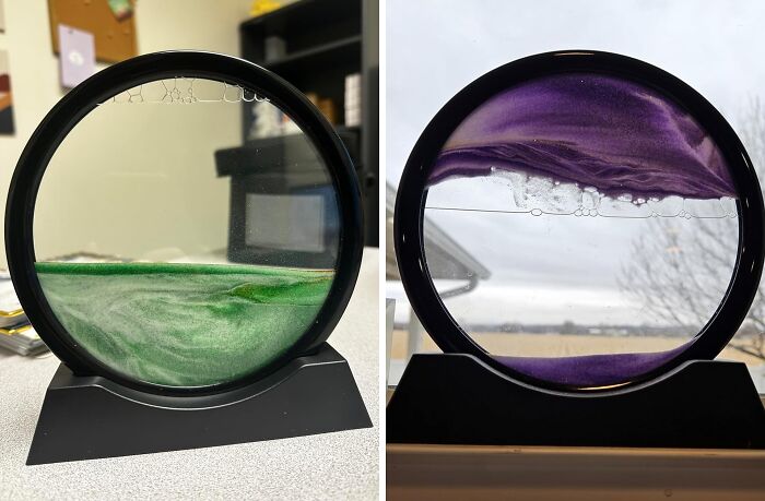 See This Moving Sand Art Picture As A More Sophisticated Version Of A Lava Lamp