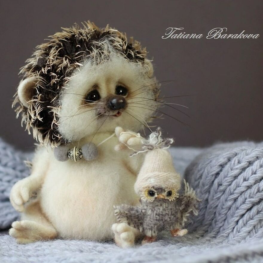 The Realistic Magic Of Wool, Tatyana Barakova’s Needle-Felted Animal Art (New Pics)