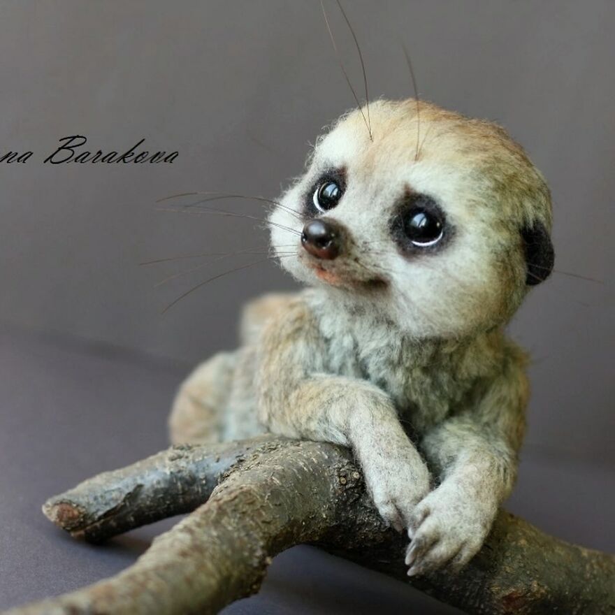 The Realistic Magic Of Wool, Tatyana Barakova’s Needle-Felted Animal Art (New Pics)