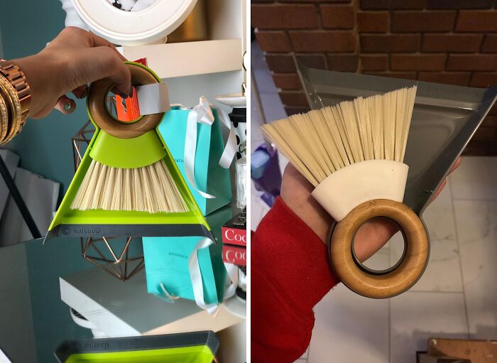 This Mini Compact Brush & Dustpan Set Takes Care Of Small Spills