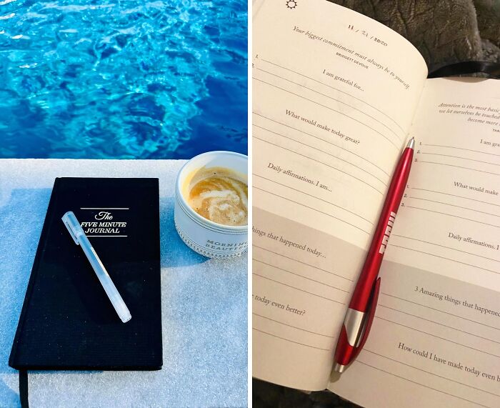 Get Yourself A The Five Minute Journal , Becaue It-Girls Take Care Of Their Body And Mind