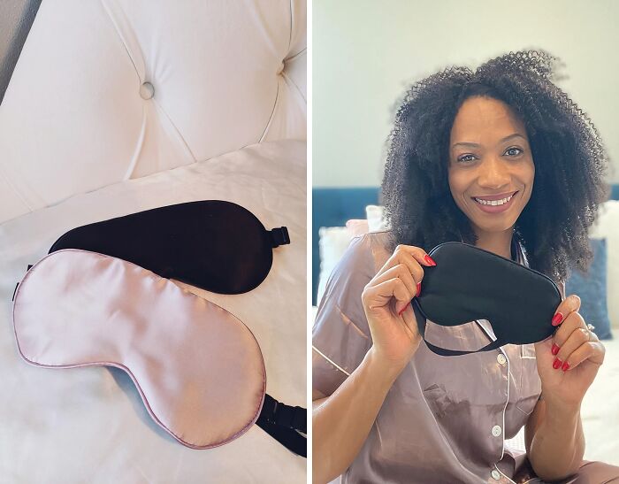 A Pure Silk Sleeping Mask Will Have You Feeling Like Sleeping Beauty, Minus The 100-Year Coma