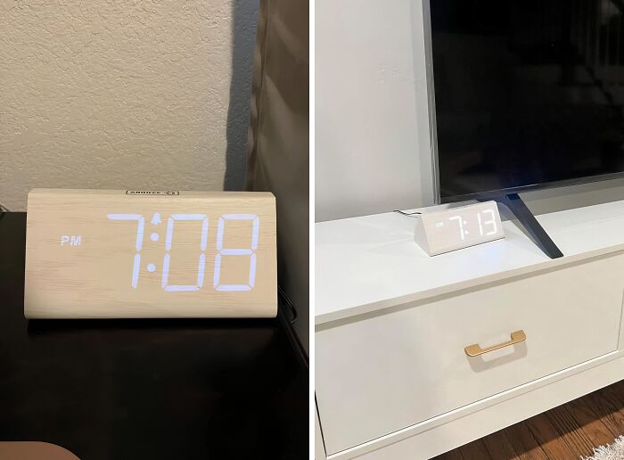 Most Digital Clocks Are An Eye-Sore But This Sleek Wooden Alarm Clock Will Keep You On-Time And On-Trend