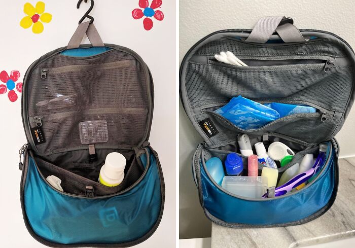 Keep Your Toiletries Off Of Wet Surfaces With A Decent Hanging Toiletry Bag 