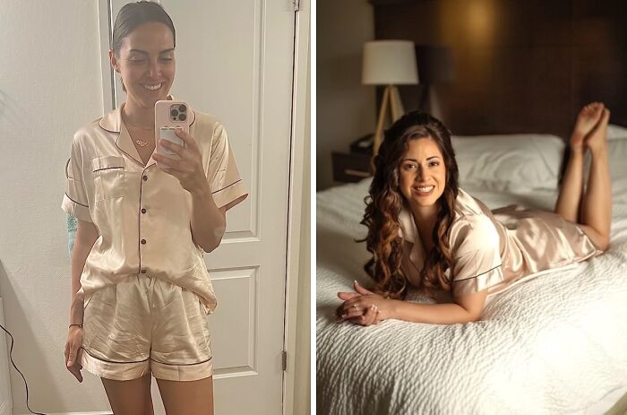 A Classic Satin Silk Pajamas Set Never Goes Out Of Style