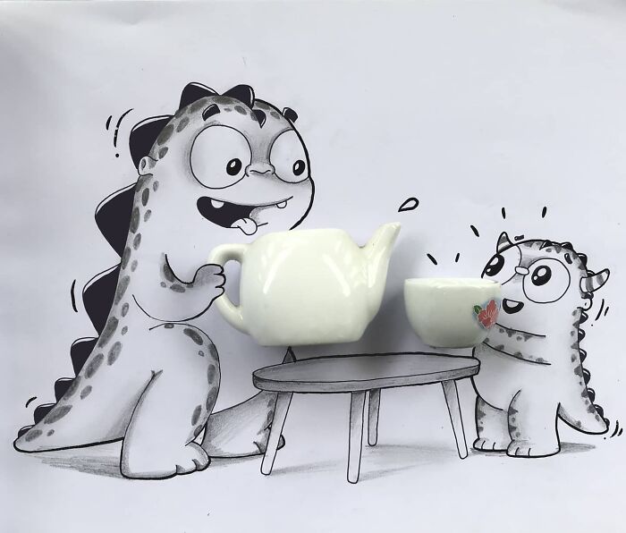 Twin Brothers’ Adorable Dragon Doodles Are Taking Instagram By Storm(New Pics)