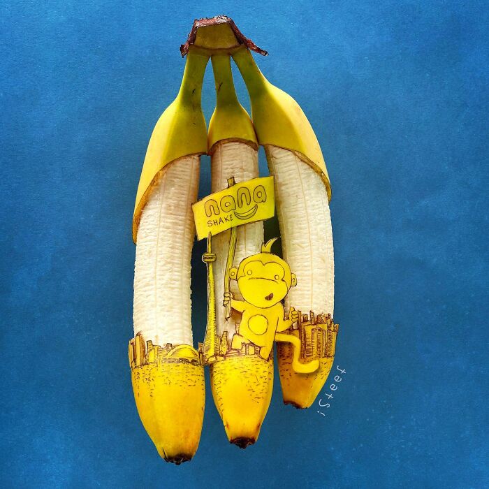Turning Bananas Into Art, Stephan Brusche’s Whimsical Food Sculptures (Interview)