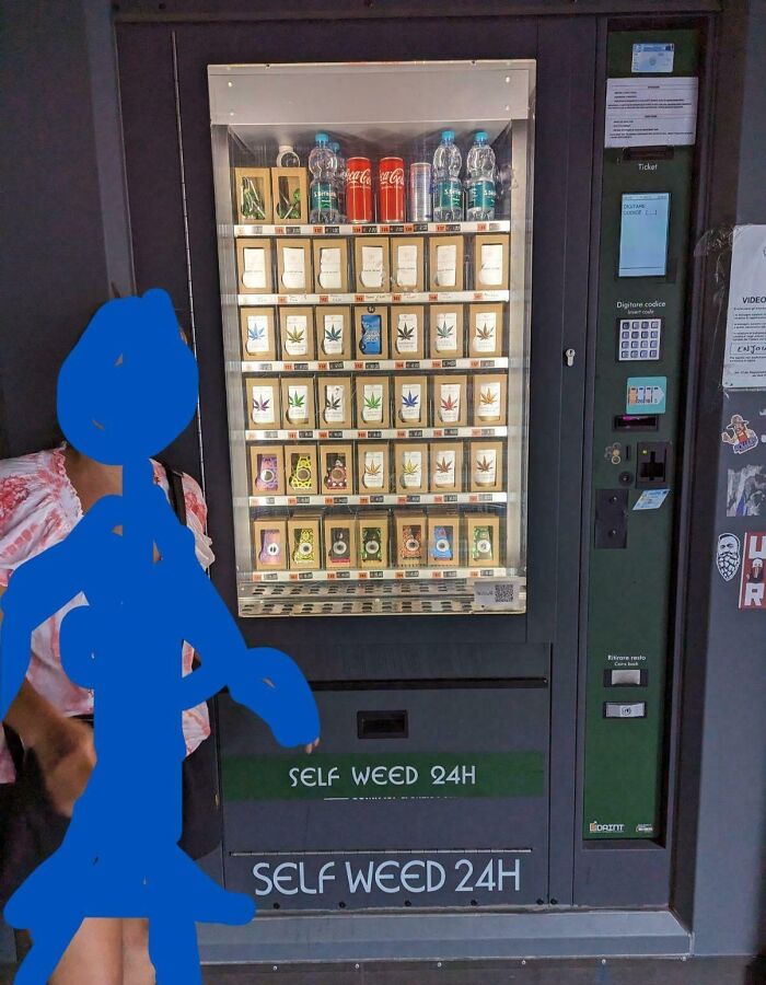 "Herb" Vending Machine In Italy